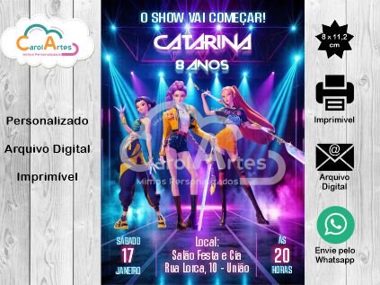Convite Digital Guerreiras do K-Pop 02