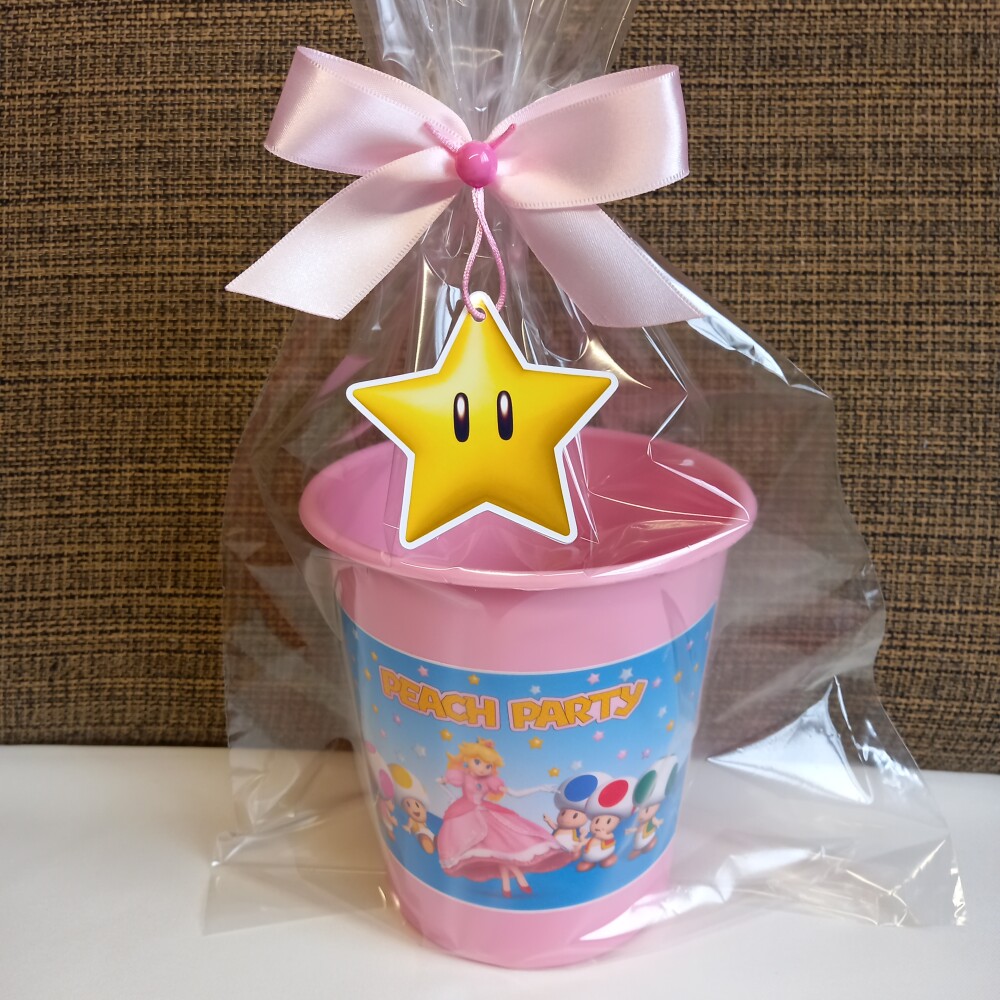Centro de mesa balde de pipoca personalizado