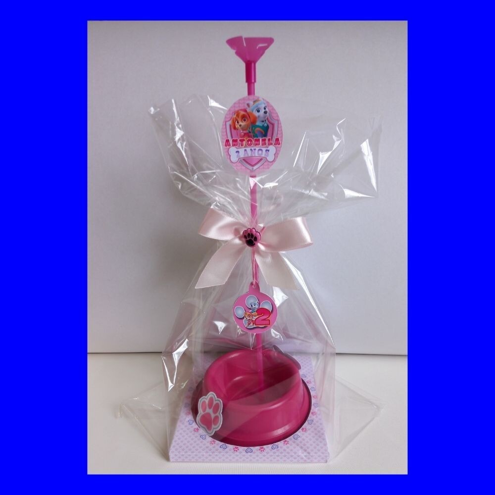Centro de mesa pote comedouro personalizado canina