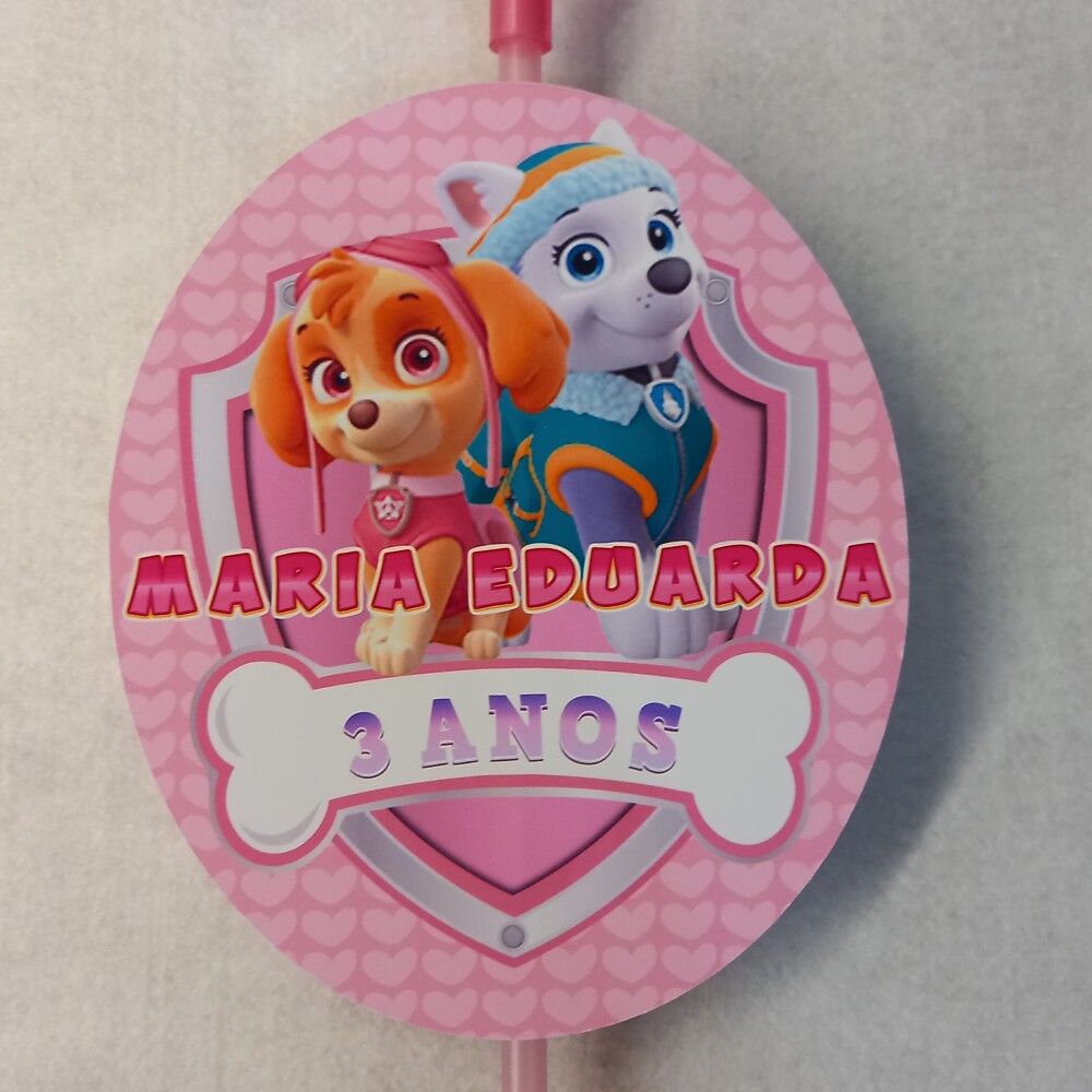 Centro de mesa pote comedouro personalizado canina