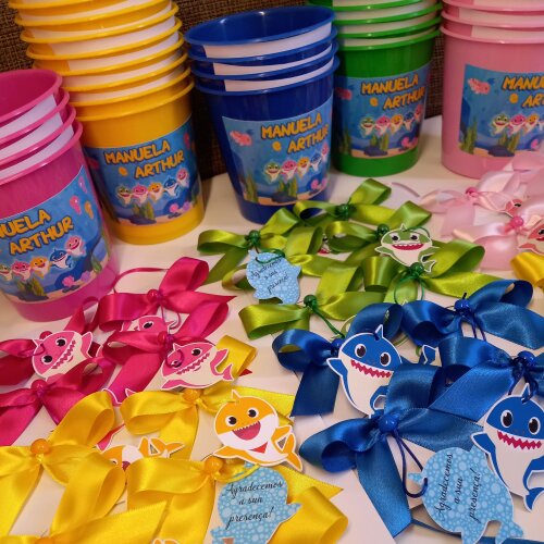 Centro de mesa balde de pipoca personalizado