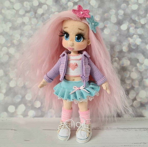 Boneca LoL Amigurumi- Receitas de amigurumi em PDF português