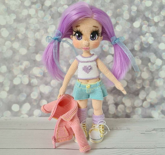 Boneca LoL Amigurumi- Receitas de amigurumi em PDF português