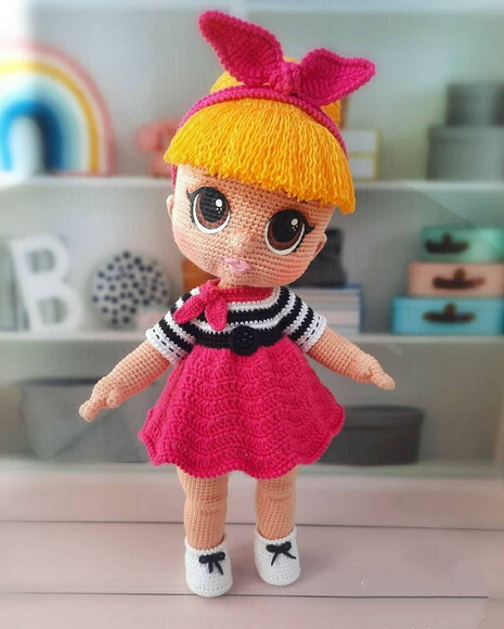 Boneca LoL Amigurumi- Receitas de amigurumi em PDF português