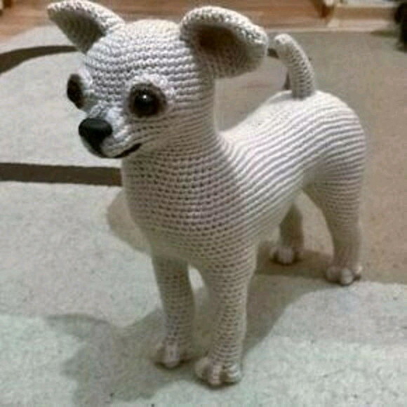 Cachorro Chihuahua amigurumi - Receitas de amigurumi em port