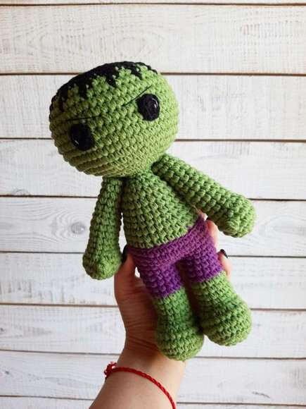 Hulk Amigurumi- Receitas de amigurumi em PDF port
