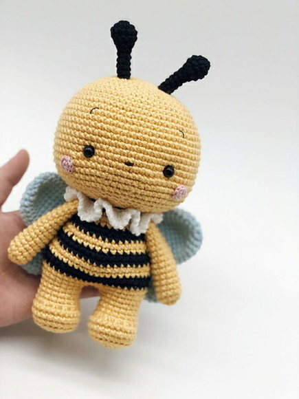 Receita Abelha amigurumi