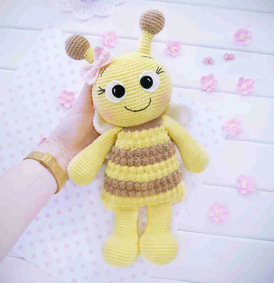 Receita Abelha Amigurumi