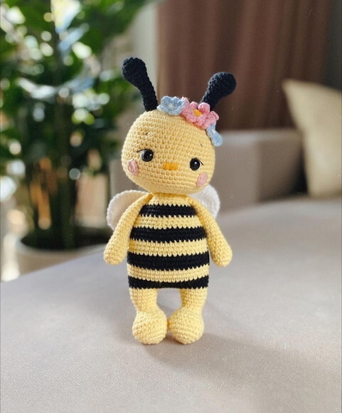 Receita Abelha Amigurumi