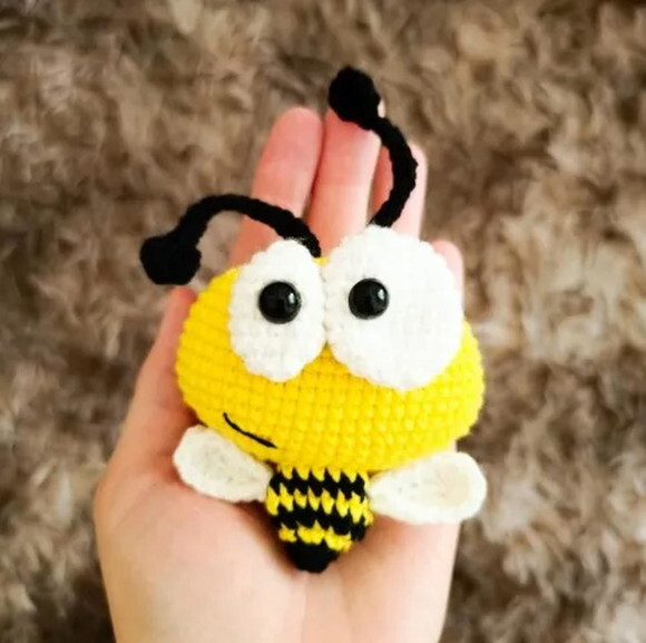 Receita Abelha Amigurumi