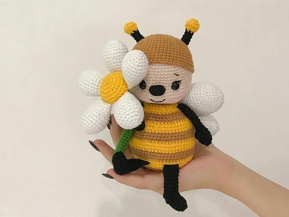 Receita Abelhinha Amigurumi