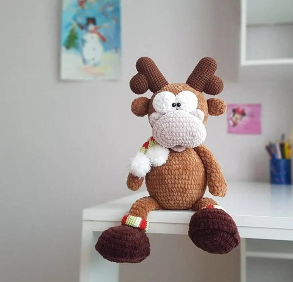 Receita Alce Amigurumi