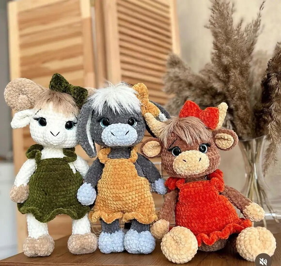 Receita Amigos da Fazenda Amigurumi