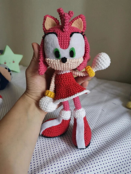 Receita Amy Rose Amigurumi