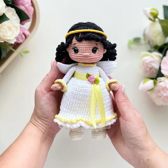 Receita Anjinha Amigurumi