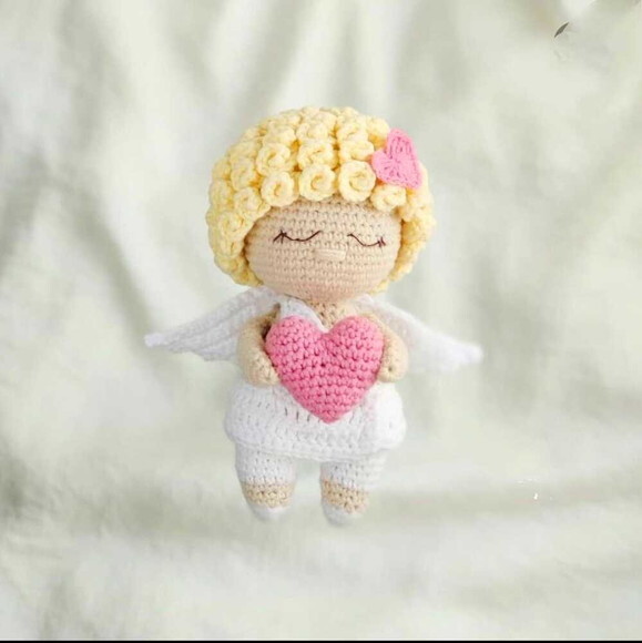 Receita Anjo Amigurumi