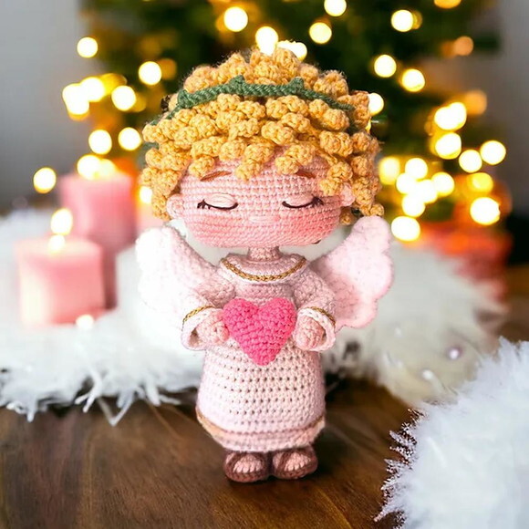 Receita Anjo Amigurumi