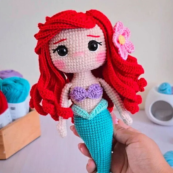 Receita Ariel Amigurumi