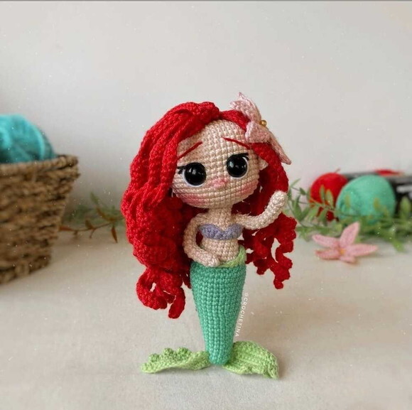 Receita Ariel Amigurumi