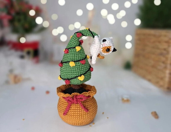 Receita Arvore de Natal Amigurumi