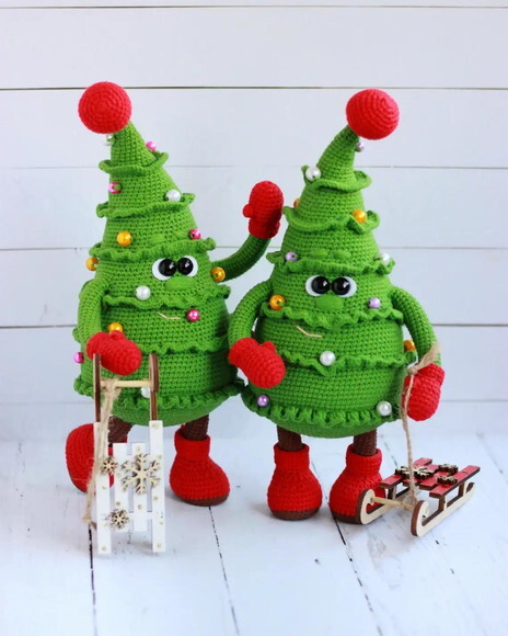 Receita Arvore de Natal Amigurumi