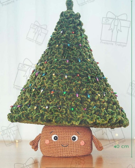 Receita Avore de Natal Amigurumi