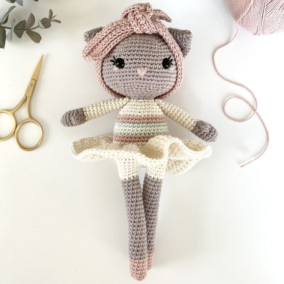 Receita Bailarina Amigurumi