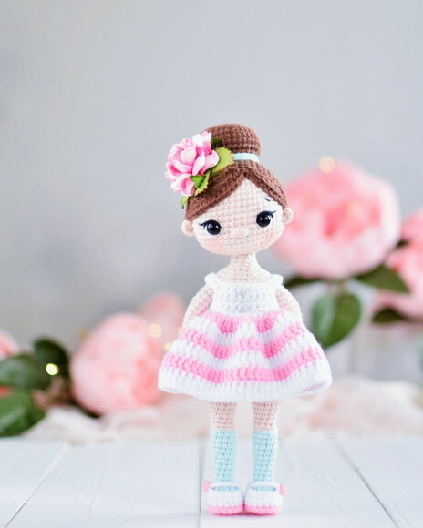 Receita Bailarina Amigurumi