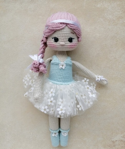 Receita Bailarina Amigurumi