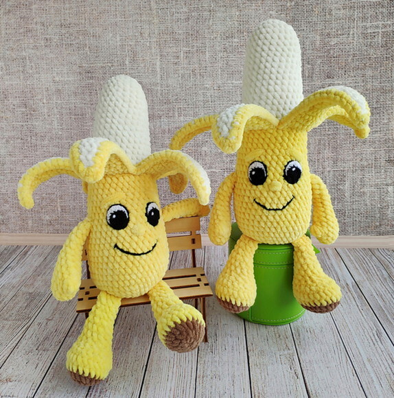 Receita Banana Amigurumi