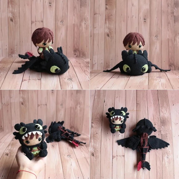Receita Banguela + Menino Amigurumi
