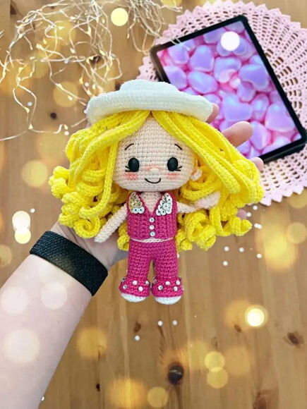 Receita Barbie Amigurumi