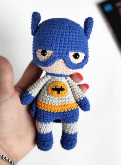 Receita Batman Amigurumi