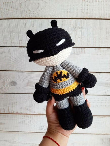 Receita Batman Amigurumi