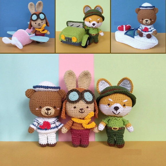 Receita Bichinhos no Carro Amigurumi - Copia