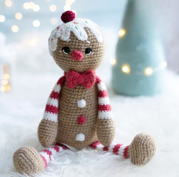 Receita Biscoito Natalino Amigurumi