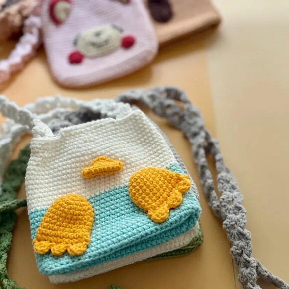 Receita Bolsa Pato Amigurumi