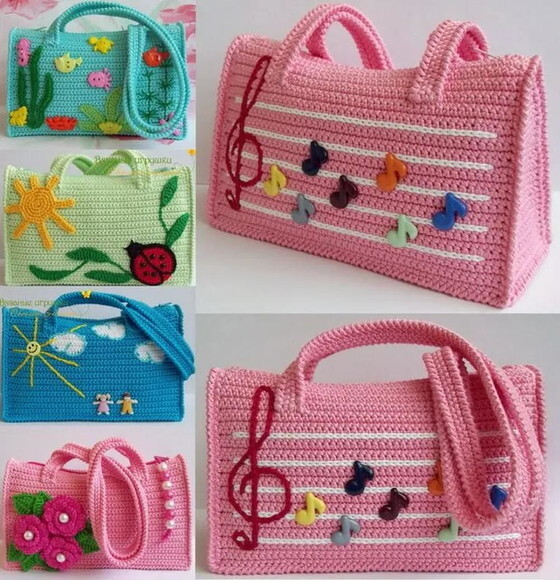 Receita Bolsa Infantil Amigurumi