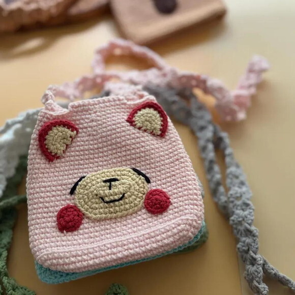 Receita Bolsa Porco Amigurumi
