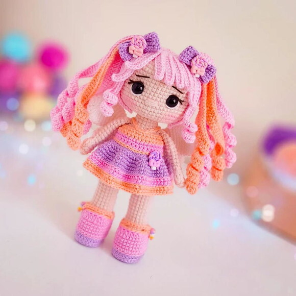 Receita Boneca Amigurumi