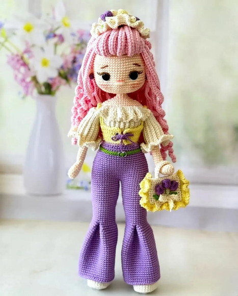 Receita Boneca Amigurumi