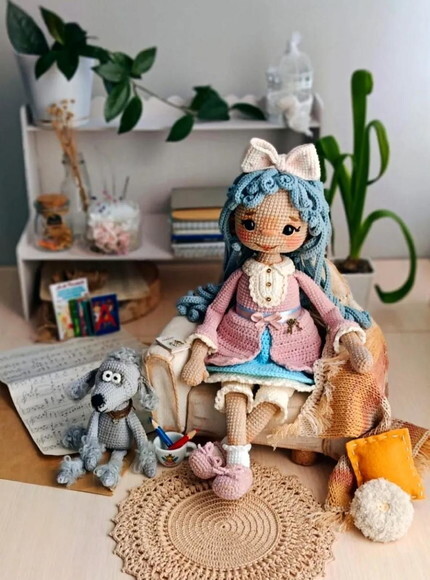 Receita Boneca Amigurumi