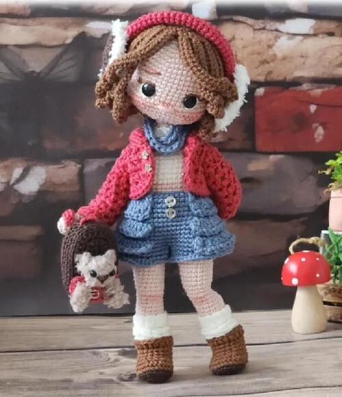 Receita Boneca Amigurumi