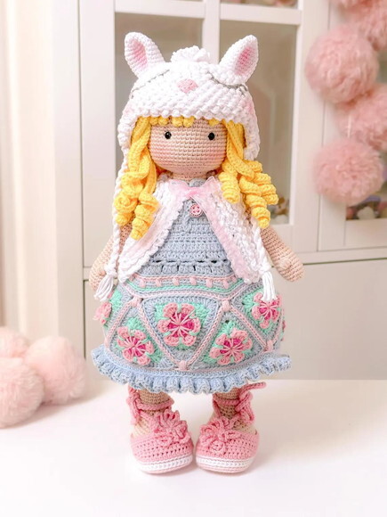 Receita Boneca Amigurumi