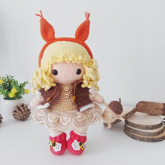 Receita Boneca Amigurumi