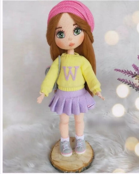 Receita Boneca Amigurumi