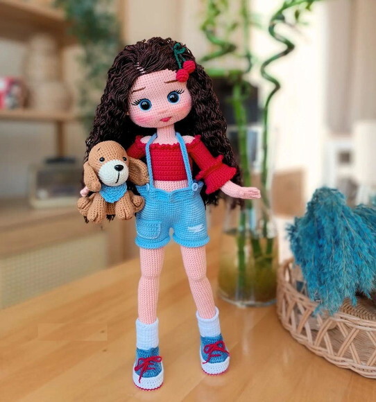 Receita Boneca Amigurumi