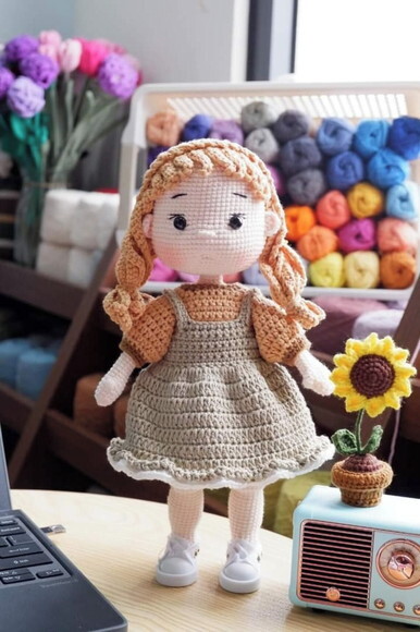 Receita Boneca Amigurumi