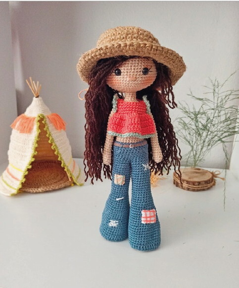 Receita Boneca Amigurumi