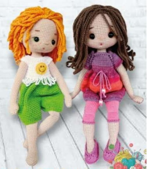 Receita Boneca Amigurumi